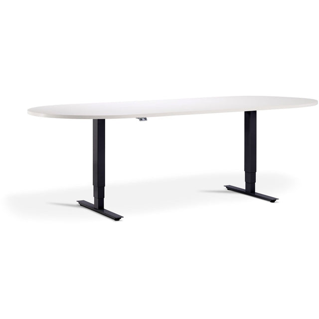 Advance - Height Adjustable Meeting Table with D-End - UK Ergonomics