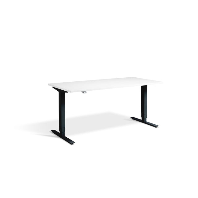 Height Adjustable Desk 1200mm Wide - Black or White Desktop - UK Ergonomics