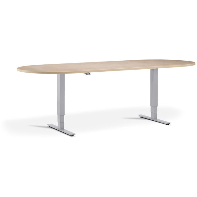 Advance - Height Adjustable Meeting Table with D-End - UK Ergonomics