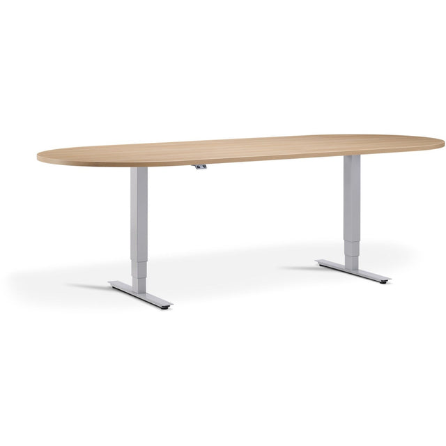 Advance - Height Adjustable Meeting Table with D-End - UK Ergonomics