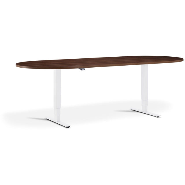 Advance - Height Adjustable Meeting Table with D-End - UK Ergonomics