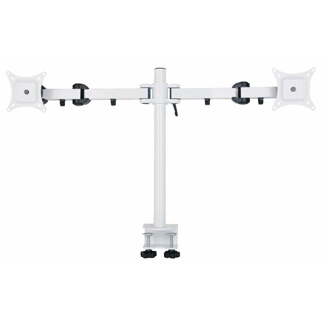 2x LCD Monitor arm Black (10kg Tilt, Swivel, Rotate) - UK Ergonomics