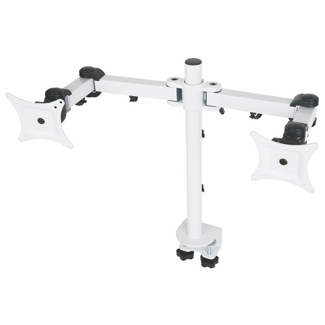 2x LCD Monitor arm Black (10kg Tilt, Swivel, Rotate) - UK Ergonomics