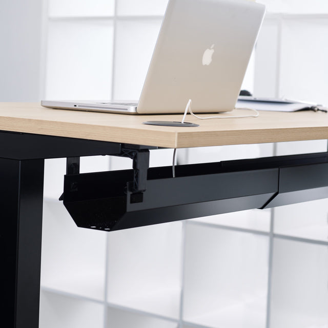 Telescopic Cable Management Tray - with brackets - UK Ergonomics