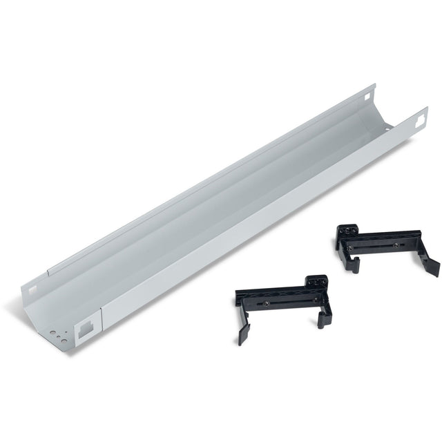 Telescopic Cable Management Tray - with brackets - UK Ergonomics