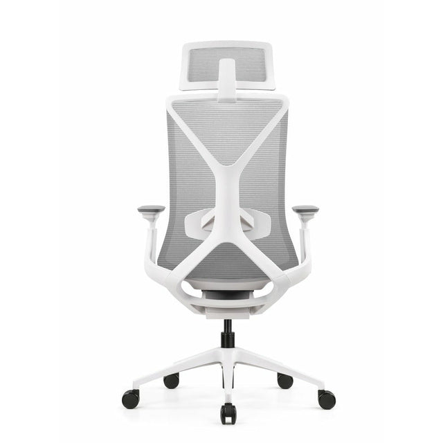 Fercula Executive Mesh Ergonomic Office Chair - White - UK Ergonomics