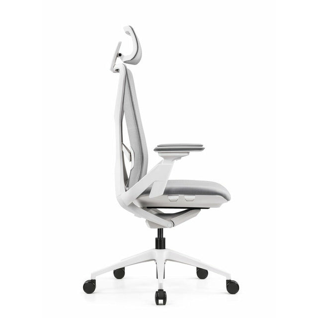 Fercula Executive Mesh Ergonomic Office Chair - White - UK Ergonomics