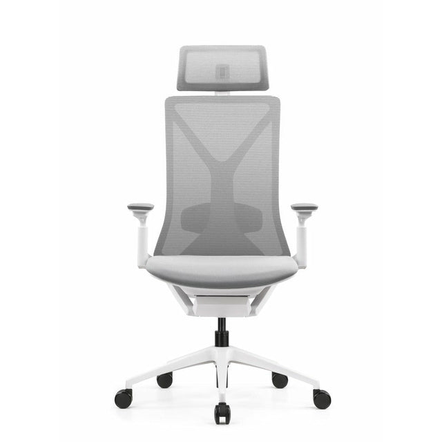 Fercula Executive Mesh Ergonomic Office Chair - White - UK Ergonomics