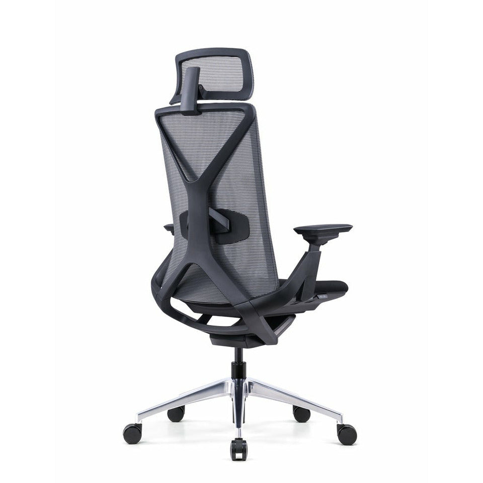Fercula Executive Mesh Ergonomic Office Chair - Black - UK Ergonomics
