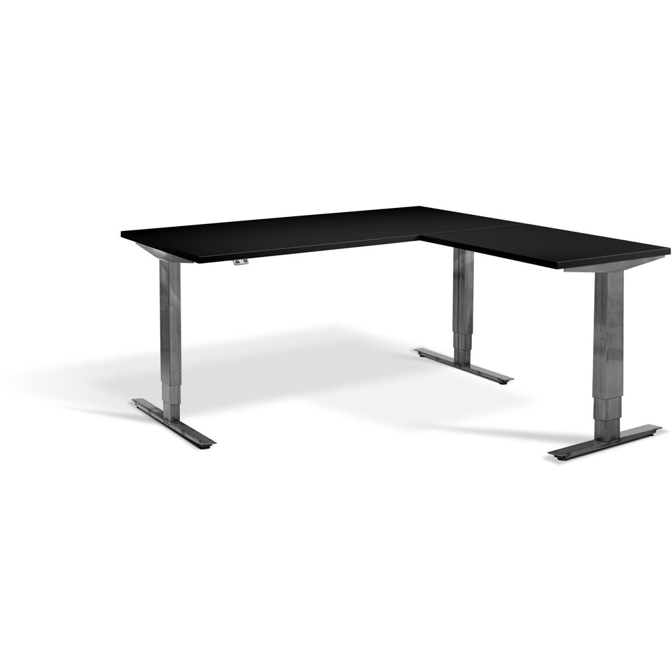 Forge Height Adjustable Corner Desk - UK Ergonomics