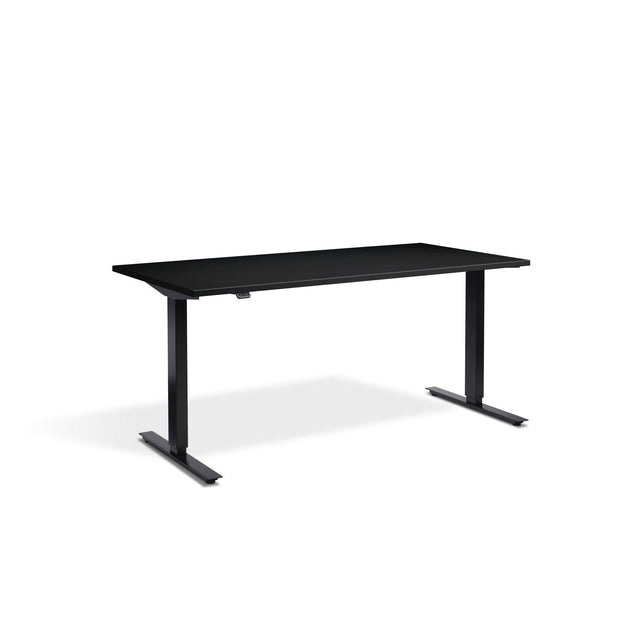 Height Adjustable Desk 1200mm Wide - Black or White Desktop - UK Ergonomics